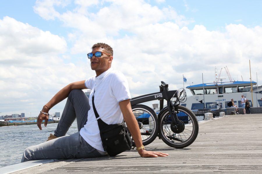 lichte elektrische vouwfiets